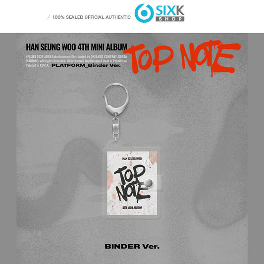HAN SEUNG WOO - 4TH mini album [TOP NOTE] PLATFORM Binder Ver.