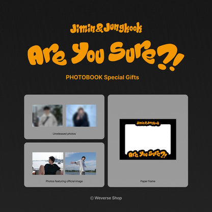 JIMIN x JUNG KOOK (BTS) Are You Sure?! PHOTOBOOK (+Online Benefit)