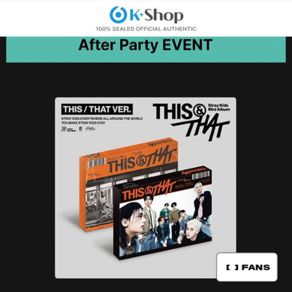 Stray Kids - [THIS & THAT] Standard Ver. (AFTER PARTY BENEFIT)