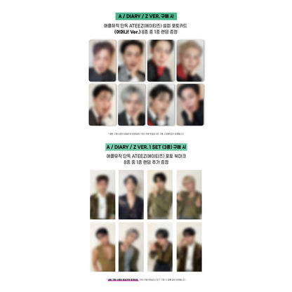 ATEEZ - 14TH MINI ALBUM [GOLDEN HOUR : Part.5] STANDARD VER.(Online Benefit)(MEMBER CHOICE)