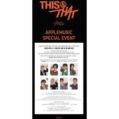 Stray Kids - Mini Album [THIS & THAT] & Ver. (Online Benefit)