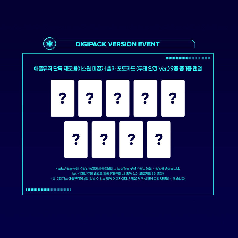 ZEROBASEONE The 5th Mini Album [BLUE PARADISE] Digipack Ver. (+Online Benefit)