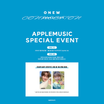 ONEW 4TH MINI ALBUM [CONNECTION] (SMILE Ver.) (+Online Benefit)