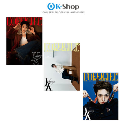 LOFFICIEL HOMMES 2026 FW - MINGI (ATEEZ) COVER (Snapism STICKER SET)