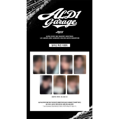 ALPHA DRIVE ONE - 2027 SEASON’S GREETINGS [ALD1 GARAGE] T-SHIRT VER. (Online Benefit)