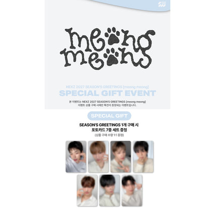NEXZ 2027 Season's Greetings [meong meong!] (Online Benefit)