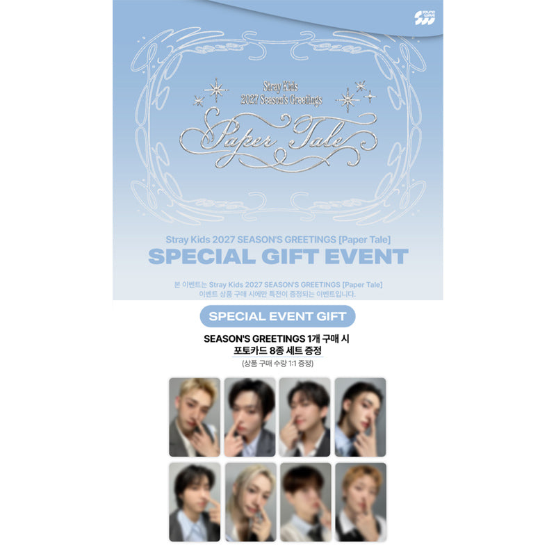 Stray Kids 2027 Season’s Greetings [Paper Tale] (Online Benefit)