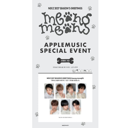 NEXZ 2027 Season's Greetings [meong meong!] (Online Benefit)