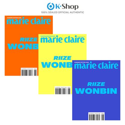 MARIE CLAIRE - (RIIZE) WONBIN COVER [2026 SUMMER EDITION]