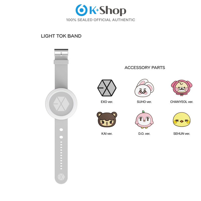 EXO OFFICIAL LIGHT TOK BAND ACCESSORY PARTS