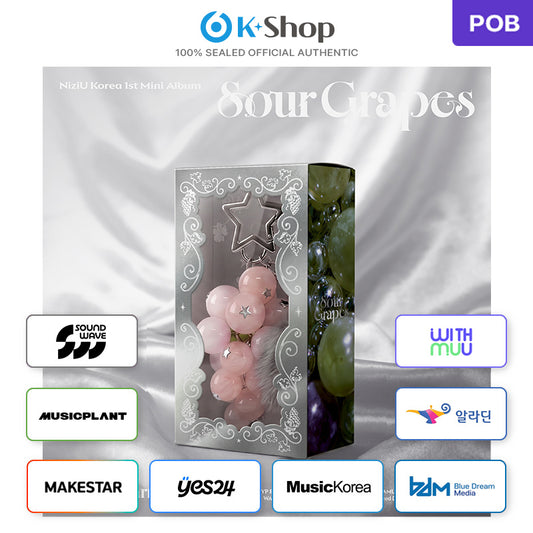 NiziU - 1ST MINI ALBUM [Sour Grapes] Grape Charm Ver. (Online Benefit)