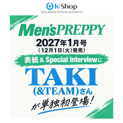 MENS PREPPY JAPAN - TAKI COVER [JAN ISSUE 2026]