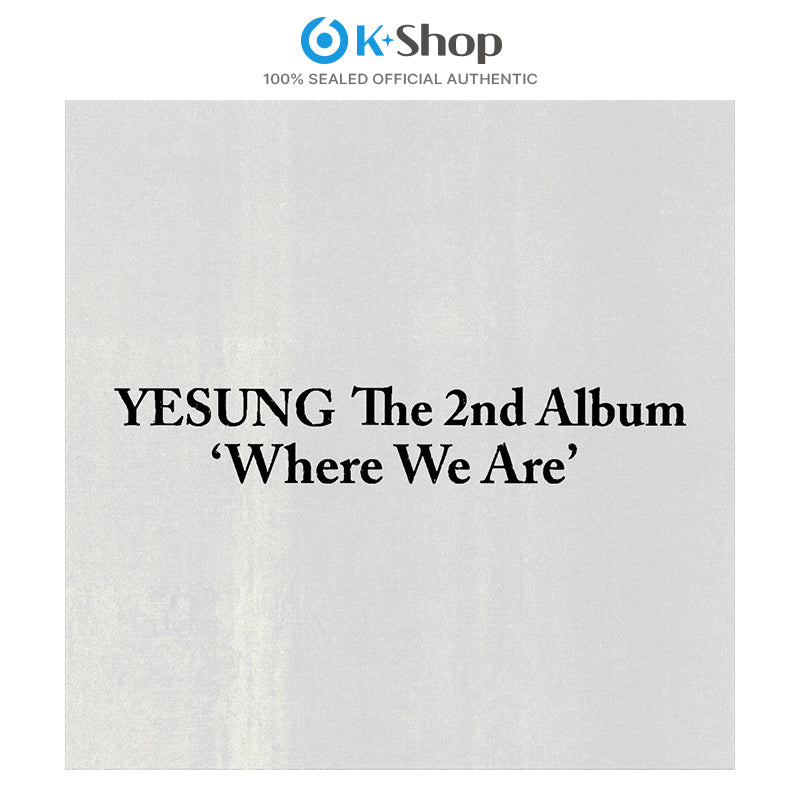 YESUNG(SUPERJUNIR ) - 2ND ALBUM [Where We Are] Photobook Ver.