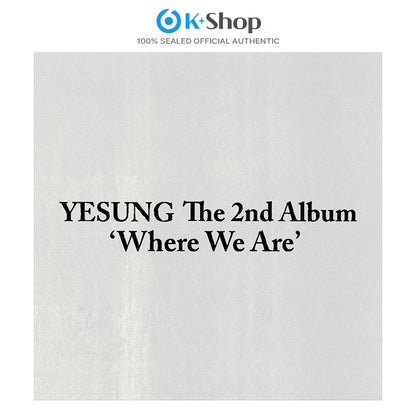 YESUNG(SUPERJUNIR ) - 2ND ALBUM [Where We Are] Photobook Ver.