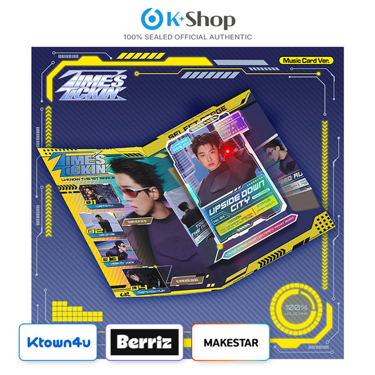U-KNOW THE 1ST SINGLE ALBUM [Times Tickin] Music Card Ver. (LUCKY DRAW) (6KSHOP Exclusive Benefit)