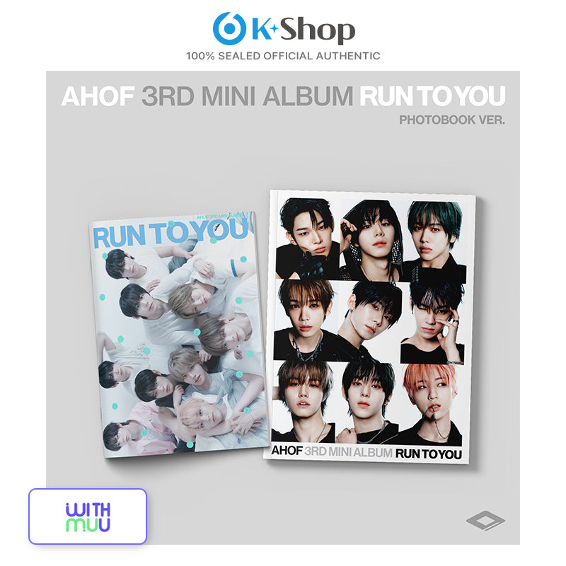 AHOF 3RD MINI ALBUM [RUN TO YOU] PHOTOBOOK Ver. (0807 FANSIGN EVENT)