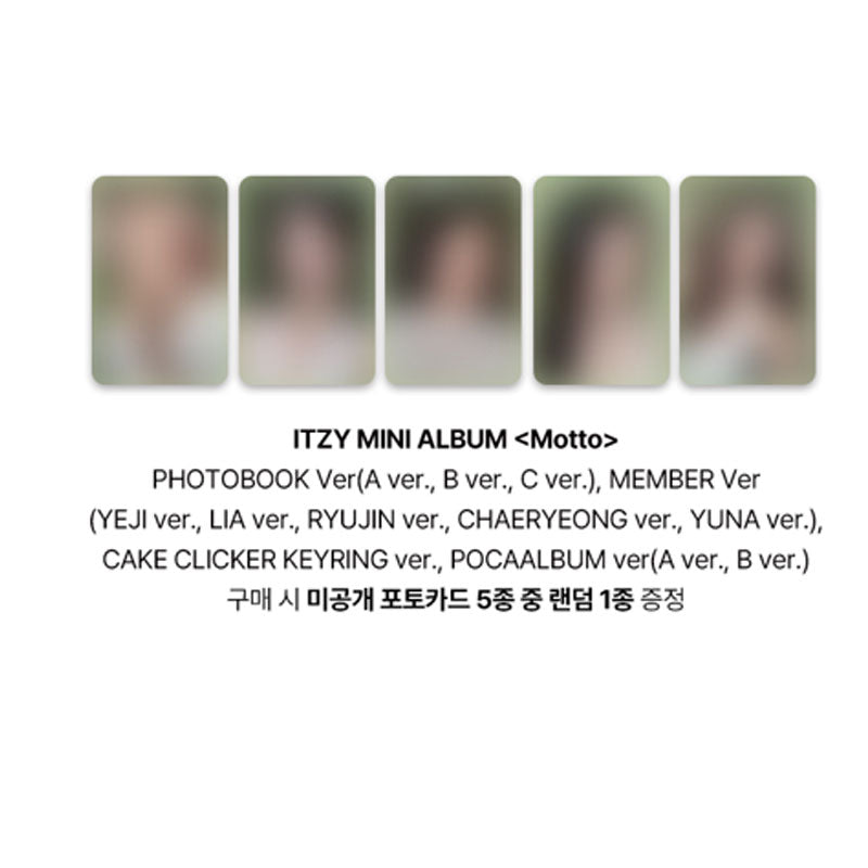 ITZY - [Motto] POCAALBUM Ver. (Online Benefit)