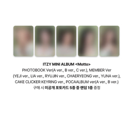 ITZY - [Motto] POCAALBUM Ver. (Online Benefit)