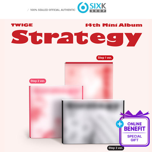 TWICE 14th mini Album [STRATEGY]  (+Online Benefit)