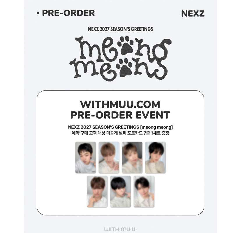 NEXZ 2027 Season's Greetings [meong meong!] (Online Benefit)
