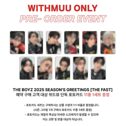 THE BOYZ 2025 SEASON'S GREETINGS [THE BOYZ THE FAST] (Online Benefit)