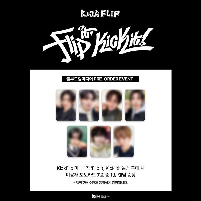 KickFlip 1th Mini Album [Flip it, Kick it!](Umm Great ver.) DIgipack (Online Benefit)