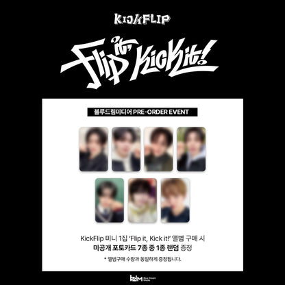 KickFlip 1th Mini Album [Flip it, Kick it!](Umm Great ver.) DIgipack (Online Benefit)