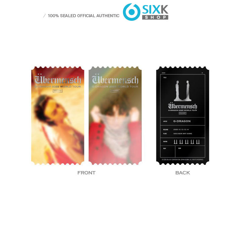 G-DRAGON 2025 WORLD TOUR [Ubermensch] IN SEOUL ENCORE