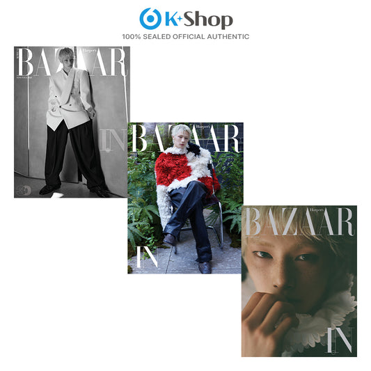 BAZAAR - I.N (Stray Kids) COVER [SEP ISSUE 2026] With Translation (SIXKSHOP EXCLUSIVE BENEFIT)