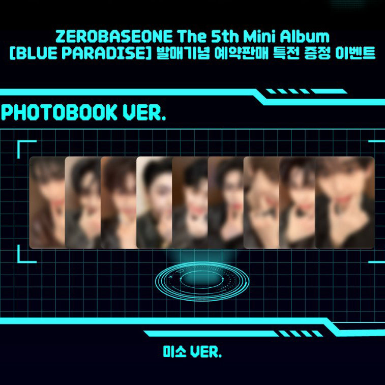 ZEROBASEONE The 5th Mini Album [BLUE PARADISE][+APPLE MUSIC FACE TO FACE]