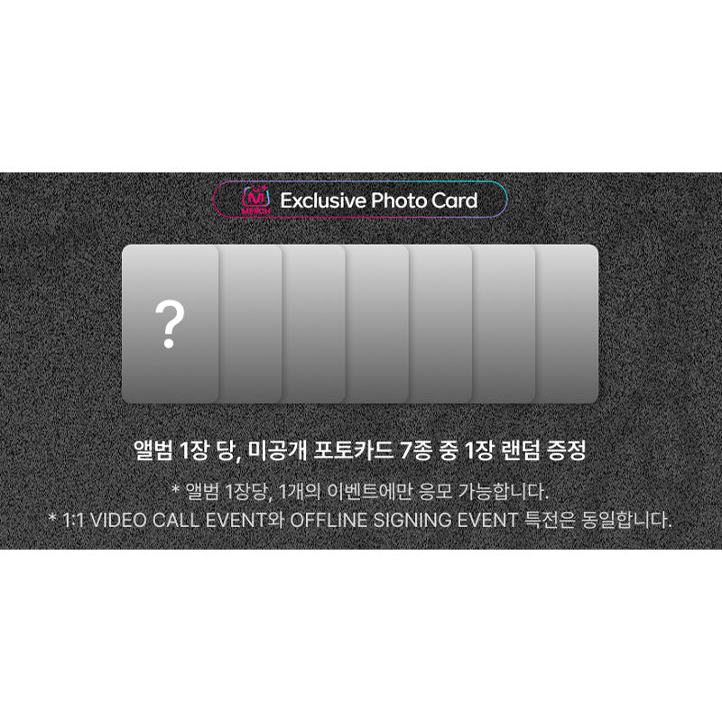 ALPHA DRIVE ONE - 2ND MINI ALBUM [UNBREAKABLE : BOY BEAST] POSTCARD VER. (MNET PLUS MERCH EVENT)