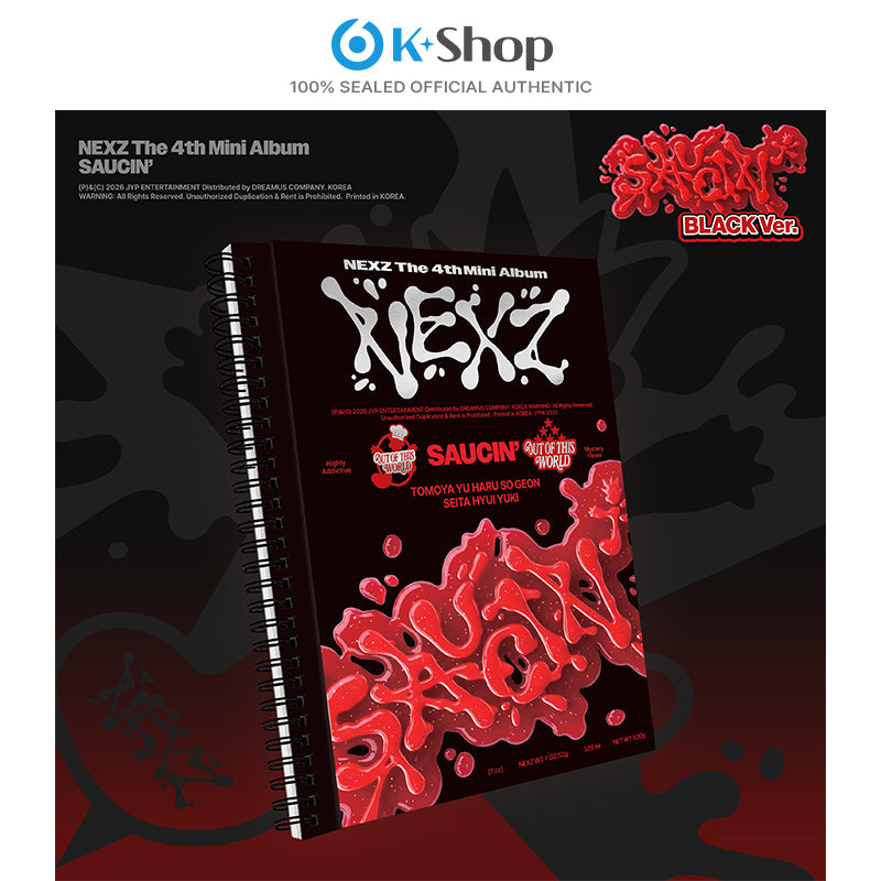 NEXZ - 4th MINI album [SAUCIN] Standard Ver. (Online Benefit)