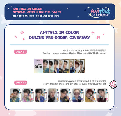 ATEEZ X ANITEEZ POP-UP STORE ANITEEZ IN COLOR OFFICIAL (MD 2)