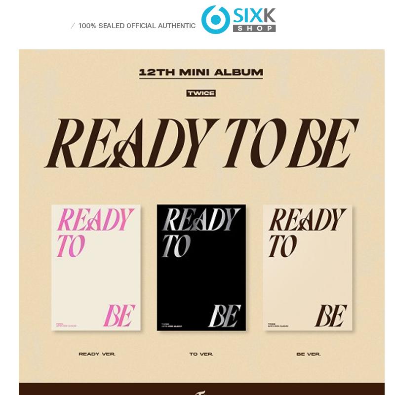 TWICE - READY TO BE (12TH mini album)