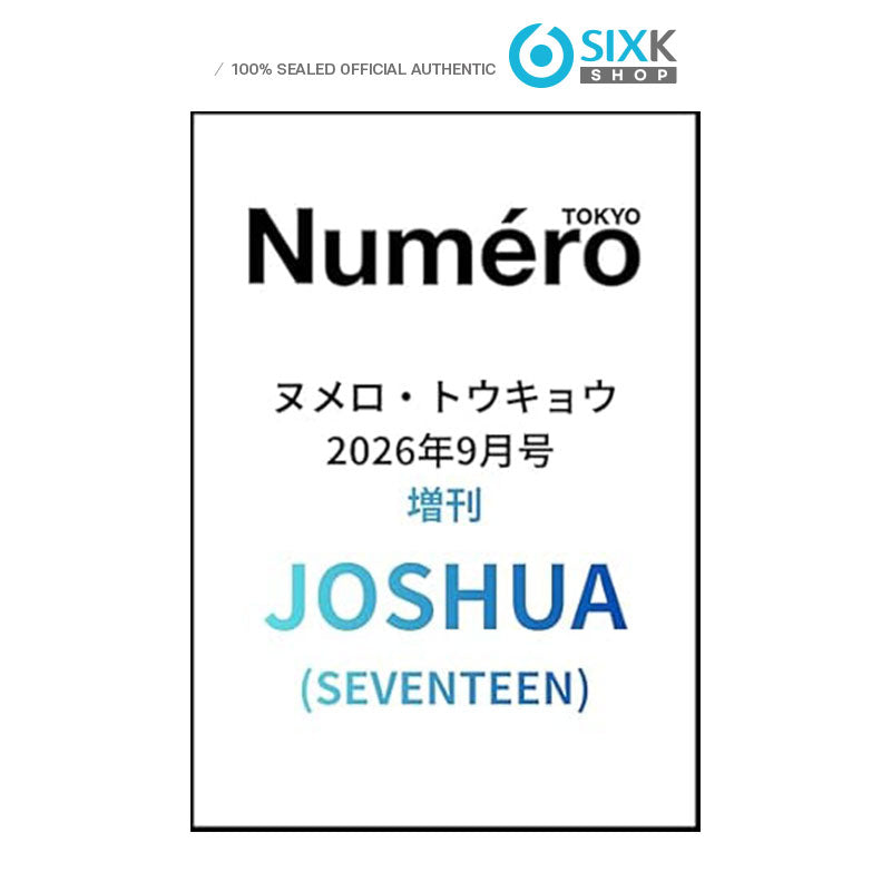 Numero Tokyo - JOSHUA (SEVENTEEN) COVER [SEP ISSUE 2026]