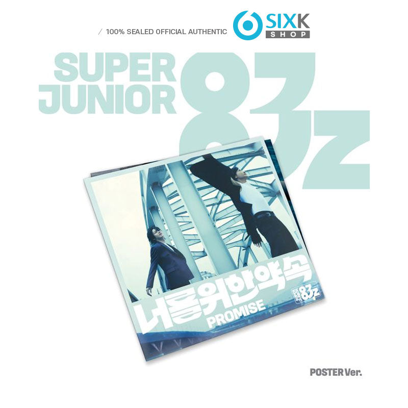 SUPER JUNIOR-83z THE 1ST MINI ALBUM [Promise] Poster Ver. (LUCKY DRAW)