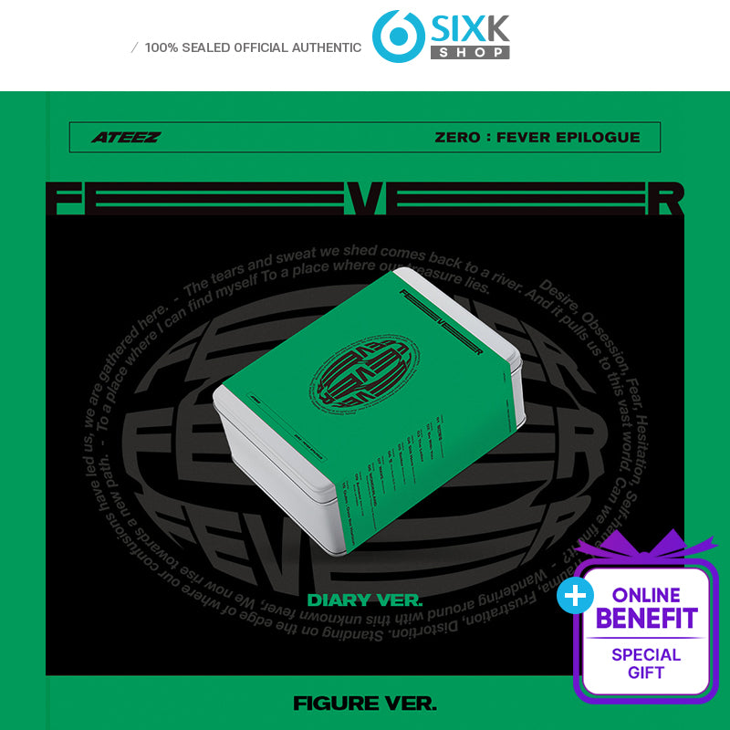 ATEEZ [ZERO : FEVER EPILOGUE] DIARY VER. (FIGURE VER.)(+Online Benefit)