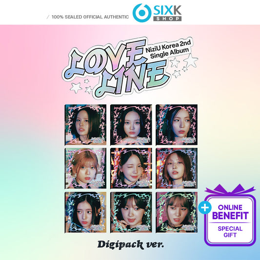 NIZIU SINGLE 2ND ALBUM [LOVE LINE] (Digipack ver.)(+Online Benefit)