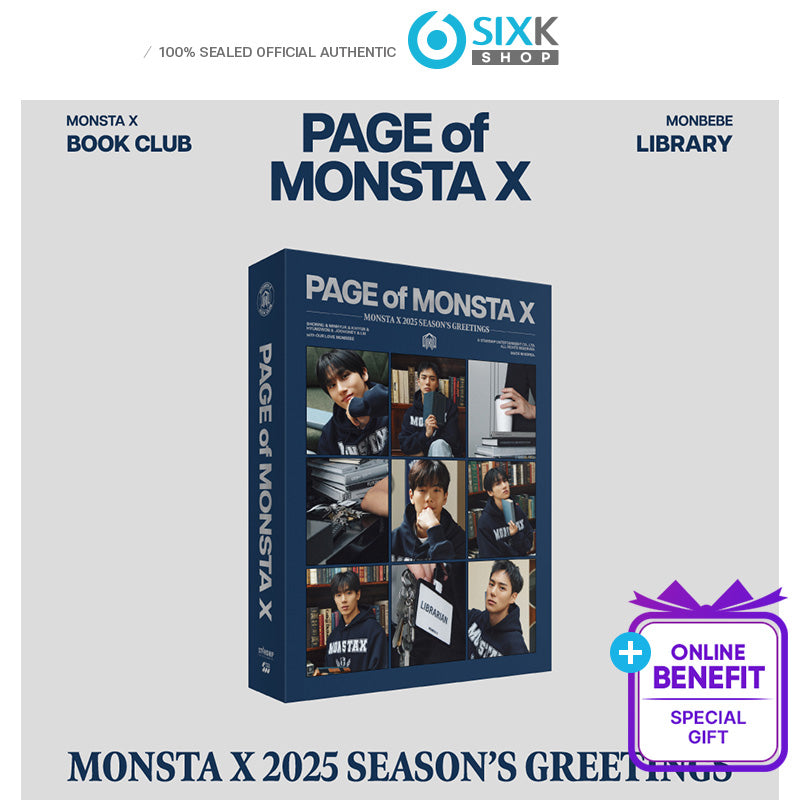 MONSTA X 2025 SEASON'S GREETINGS [PAGE of MONSTA X] (Online Benefit)