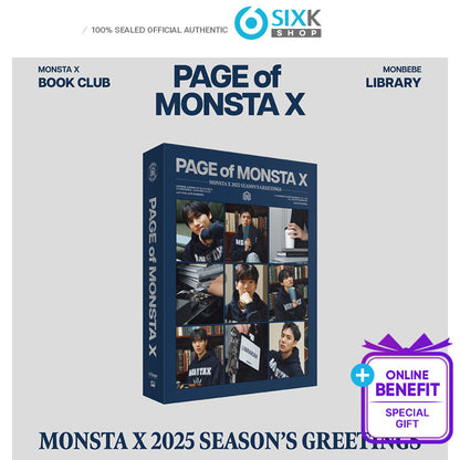 MONSTA X 2025 SEASON'S GREETINGS [PAGE of MONSTA X] (Online Benefit)