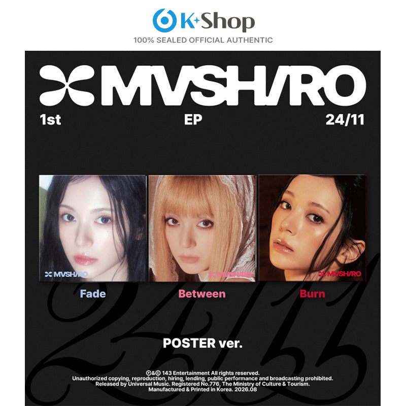 MASHIRO 1ST EP - [24/11] Poster ver.