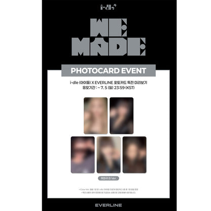 i-dle - 9th Mini Album [We Made] Crow Ver. (Online Benefit)(FIRST PRESS ONLY [END])