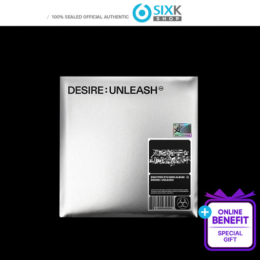 ENHYPEN mini 6th Album [DESIRE : UNLEASH](ENGENE ver.)(+Online Benefit)