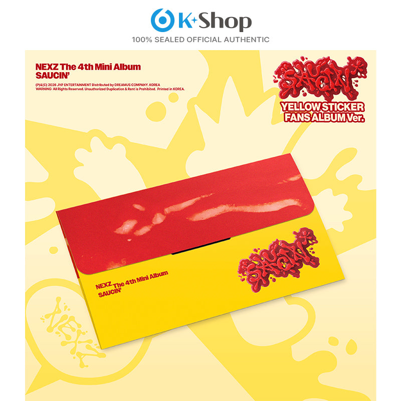NEXZ - 4TH MINI album [SAUCIN] STICKER Ver. (Online Benefit)