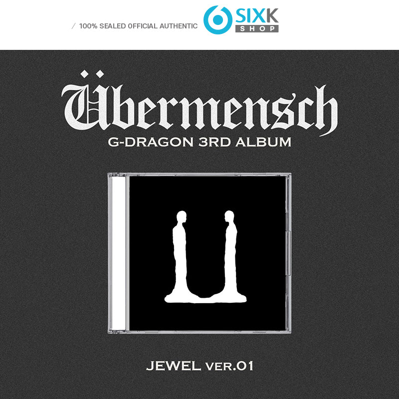 G-DRAGON 3RD ALBUM [Übermensch] JEWEL Case ver. (+Online Benefit)