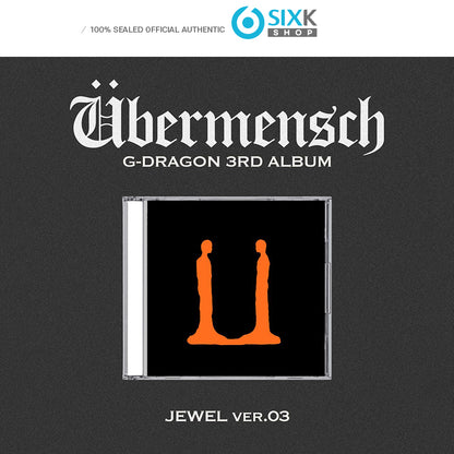 G-DRAGON 3RD ALBUM [Übermensch] JEWEL Case ver. (+Online Benefit)