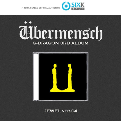 G-DRAGON 3RD ALBUM [Übermensch] JEWEL Case ver. (+Online Benefit)