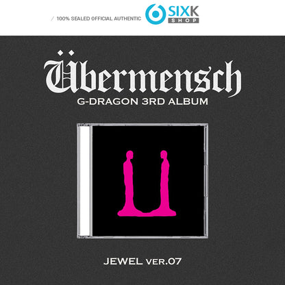 G-DRAGON 3RD ALBUM [Übermensch] JEWEL Case ver. (+Online Benefit)