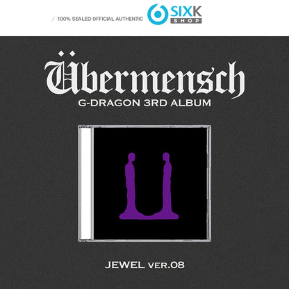 G-DRAGON 3RD ALBUM [Übermensch] JEWEL Case ver. (+Online Benefit)