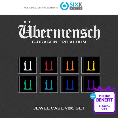 G-DRAGON 3RD ALBUM [Übermensch] JEWEL ver. (+Online Benefit)